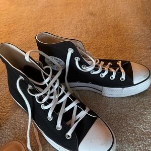 Black Platform Converse